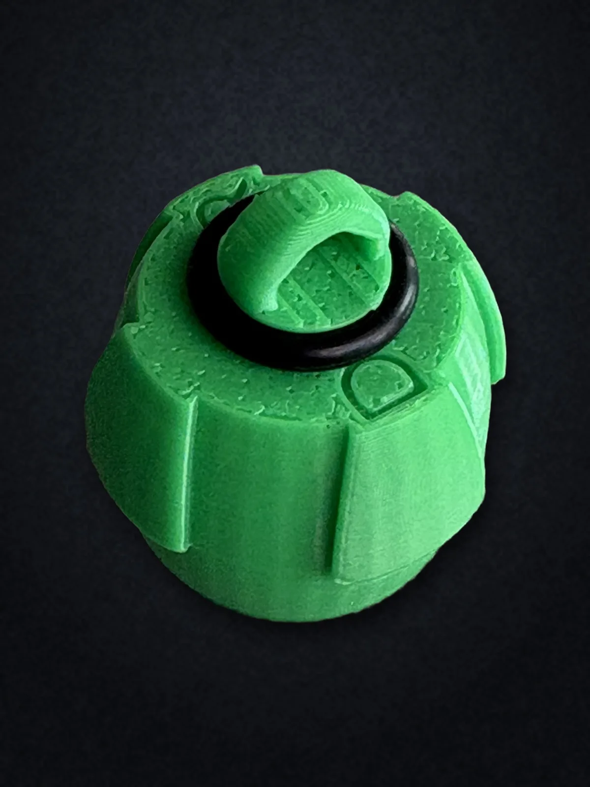 DIVE\RIG regulator DIN cap with spare O-ring in its groove